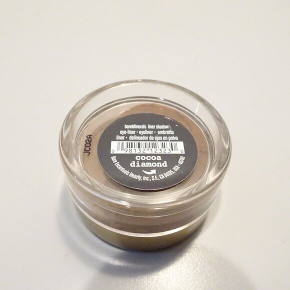 i.d. bareMinerals Liner Shadow Loose Powder COCOA DIAMOND  .02 oz .57 g NEW - Picture 4 of 5